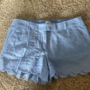 J.Crew scallop shorts size 10